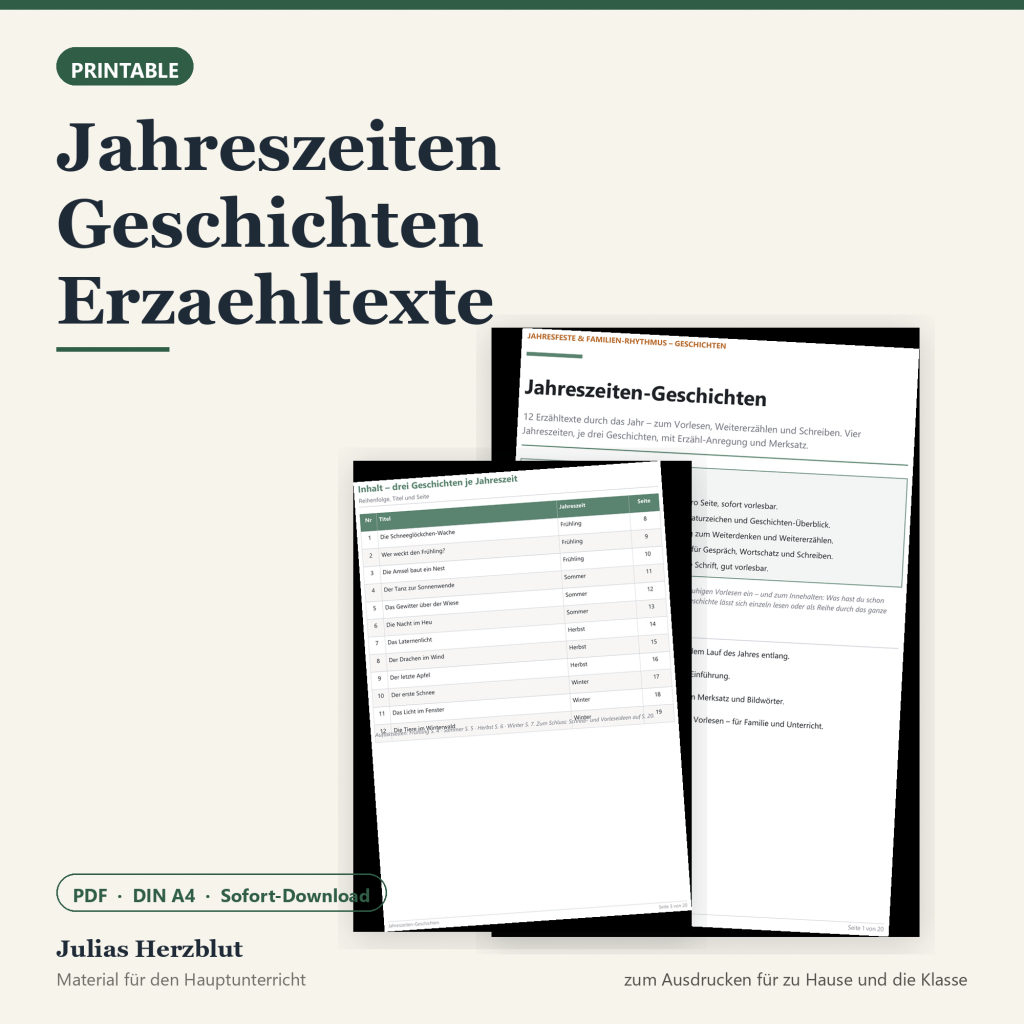 Jahreszeiten Geschichten Erzaehltexte